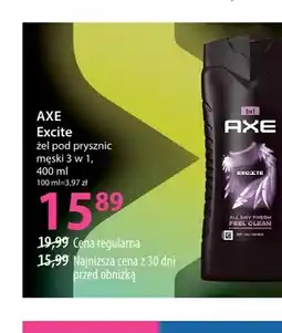 Hebe Żel pod prysznic męski 3 w 1 Excite Axe oferta