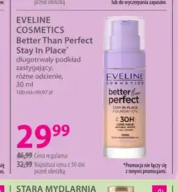 Hebe Długotrwały podkład zastygający Better Than Perfect Stay In Place Eveline Cosmetics oferta