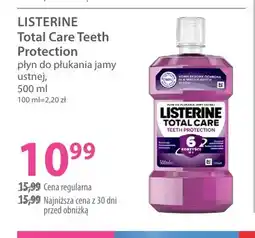 Hebe Płyn do płukania jamy ustnej Total Care Teeth Protection Listerine oferta