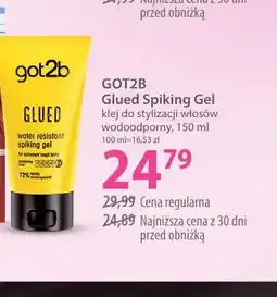 Hebe Klej do stylizacji włosów wodoodporny got2b Glued Spiking Gel oferta
