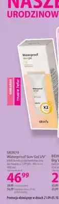 Hebe Lekki krem przeciwsłoneczny do twarzy Waterproof Sun Gel UV SPF50+ PA++++ Skin79 oferta