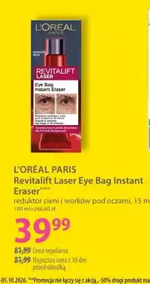 Hebe Reduktor cieni i worków pod oczami Revitalift Laser Eye Bag Instant Eraser L'Oréal Paris oferta