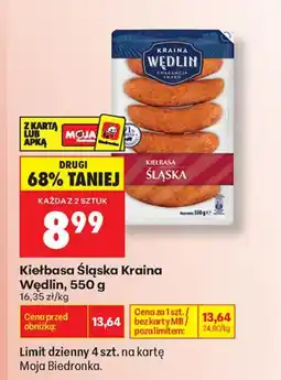 Biedronka Kiełbasa Kraina Wędlin oferta