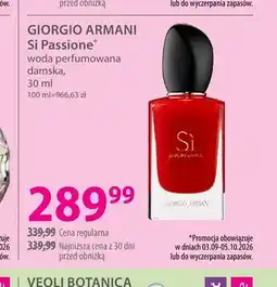Hebe Woda perfumowana damska Sì Passione Giorgio Armani oferta