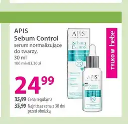 Hebe Serum normalizujące do twarzy Sebum Control Apis oferta