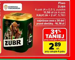 Carrefour Piwo Żubr oferta