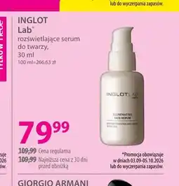 Hebe Rozświetlające serum do twarzy Lab Inglot oferta