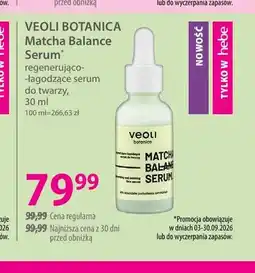Hebe Regenerująco-łagodzące serum do twarzy Matcha Balance Serum Veoli Botanica oferta