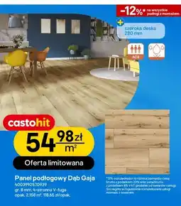 Castorama Panel podłogowy Dąb Gaja oferta