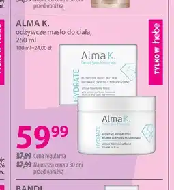 Hebe Odżywcze masło do ciała Alma K oferta