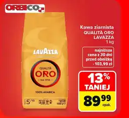 Carrefour Kawa ziarnista Lavazza oferta
