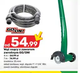 Bricomarche Wąż ssący z zaworem zwrotnym GO/ON! 4 m oferta
