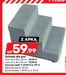 Bricomarche Schody dla psa 62x40x44 cm oferta