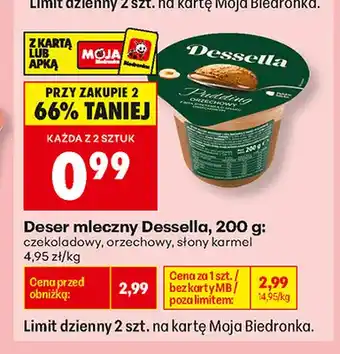 Deser mleczny Dessella słony karmel