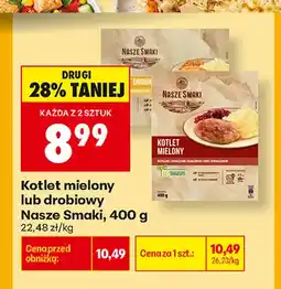 Biedronka Kotlet drobiowy Nasze Smaki oferta