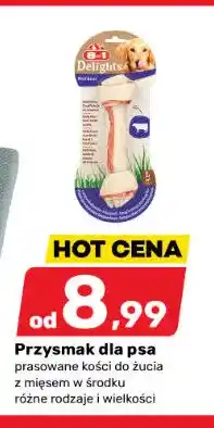 Bricomarche Przysmak dla psa prasowane kości do żucia z mięsem w środku 8in1 oferta