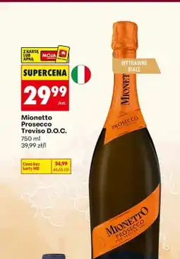 Biedronka Wino musujące Mionetto Prosecco Treviso D.O.C oferta