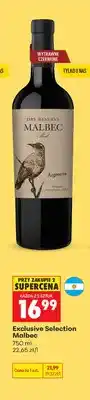 Biedronka Wino czerwone Exclusive Selection Malbec oferta