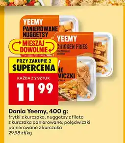 Biedronka Nuggetsy z fileta z kurczaka panierowane Yeemy oferta