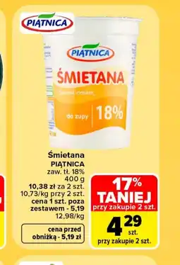 Carrefour Śmietana Piątnica oferta