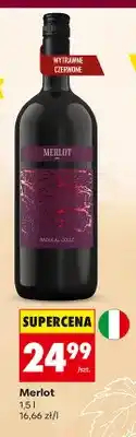Biedronka Wino czerwone Merlot Badia al Colle oferta