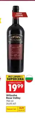 Biedronka Wino różowe Witosha Rose Valley oferta