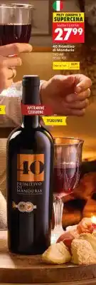 Biedronka Wino czerwone 40 Primitivo di Manduria oferta