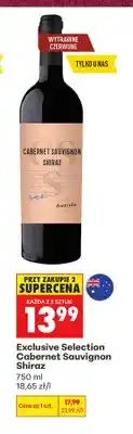 Biedronka Wino czerwone Exclusive Selection Cabernet Sauvignon Shiraz oferta