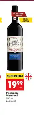 Biedronka Wino czerwone Pirosmani Miramani oferta