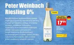Biedronka Wino bezalkoholowe Peter Weinbach Riesling oferta