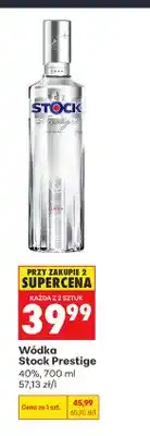 Biedronka Wódka Stock Prestige 40% oferta