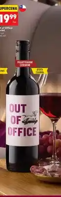 Biedronka Wino czerwone Out of Office Merlot oferta
