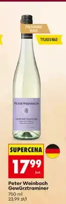 Biedronka Wino białe Peter Weinbach Gewürztraminer oferta