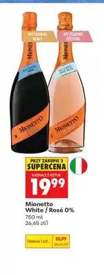 Biedronka Wino bezalkoholowe Mionetto White oferta