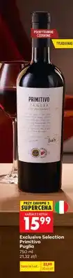 Biedronka Wino czerwone Exclusive Selection Primitivo Puglia oferta