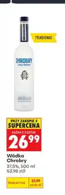 Biedronka Wódka Chrobry 37,5% oferta