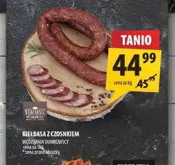 Arhelan Kiełbasa z czosnkiem Wędzarnia Dunikowscy oferta