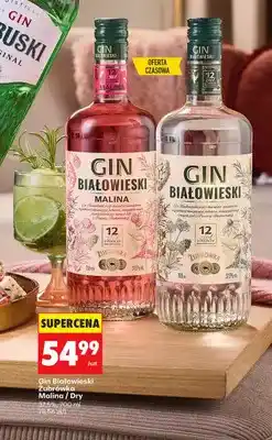 Biedronka Gin Białowieski Żubrówka Malina oferta