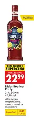Biedronka Likier Soplica Party wiśnia cytryna oferta