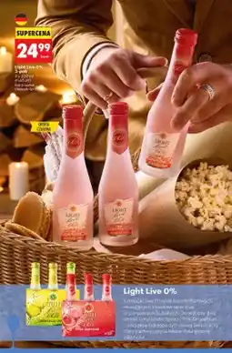 Biedronka Wino bezalkoholowe Light Live Pink Grapefruit 3-pak oferta