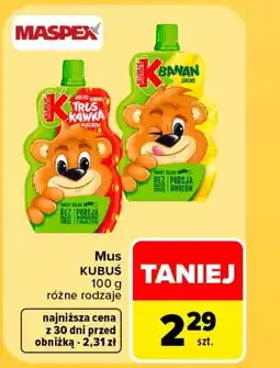 Carrefour Mus Kubuś oferta
