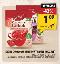Arhelan Kisiel Owocowy Kubek truskawkowy Delecta oferta