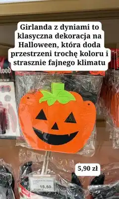 MR. DIY Girlanda na Halloween z dyniami oferta