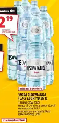 Arhelan Woda niegazowana Cisowianka oferta