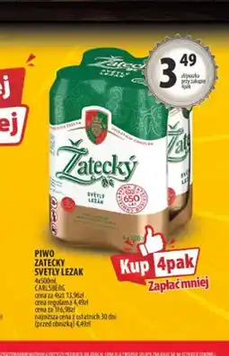Arhelan Piwo Žatecký Světlý Ležák 4-pak oferta
