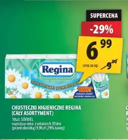 Arhelan Chusteczki higieniczne Regina 10-pak oferta