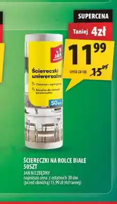 Arhelan Ściereczki na rolce białe Jan Niezbędny oferta