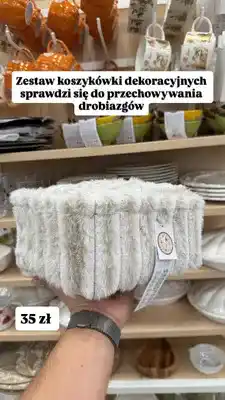 Pepco Zestaw koszyków dekoracyjnych oferta