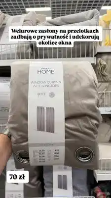 Pepco Zasłony welurowe na przelotkach Pepco Home oferta