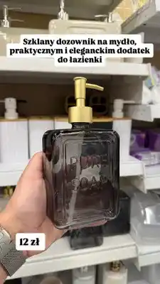 Pepco Szklany dozownik na mydło Pure Soap oferta